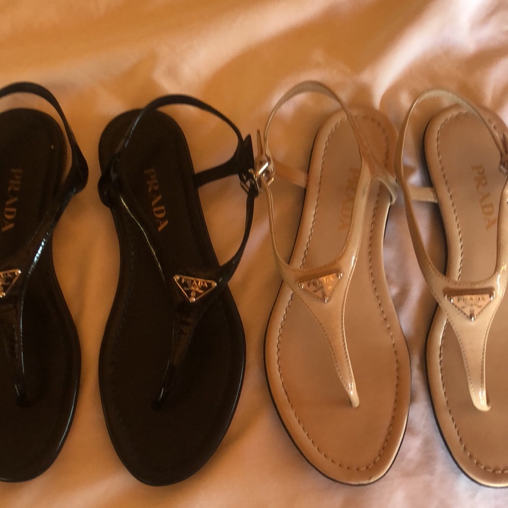 Two beautiful pair of Prada’s size 7 1/2